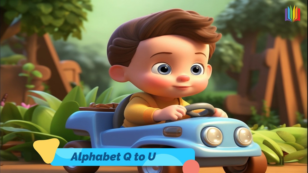 Alphabet Q to U | KG Learning Videos | Thoma Edu Media
