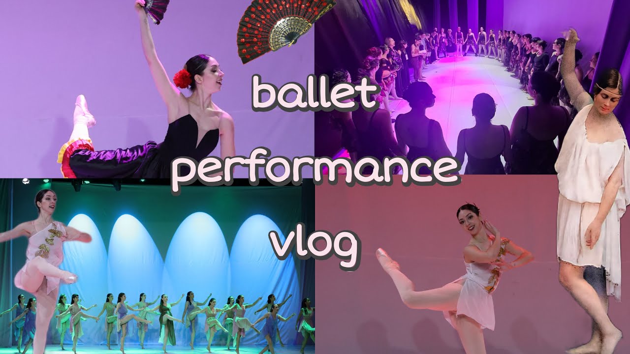 MY BALLET PERFORMANCE VLOG ·:｡･♡