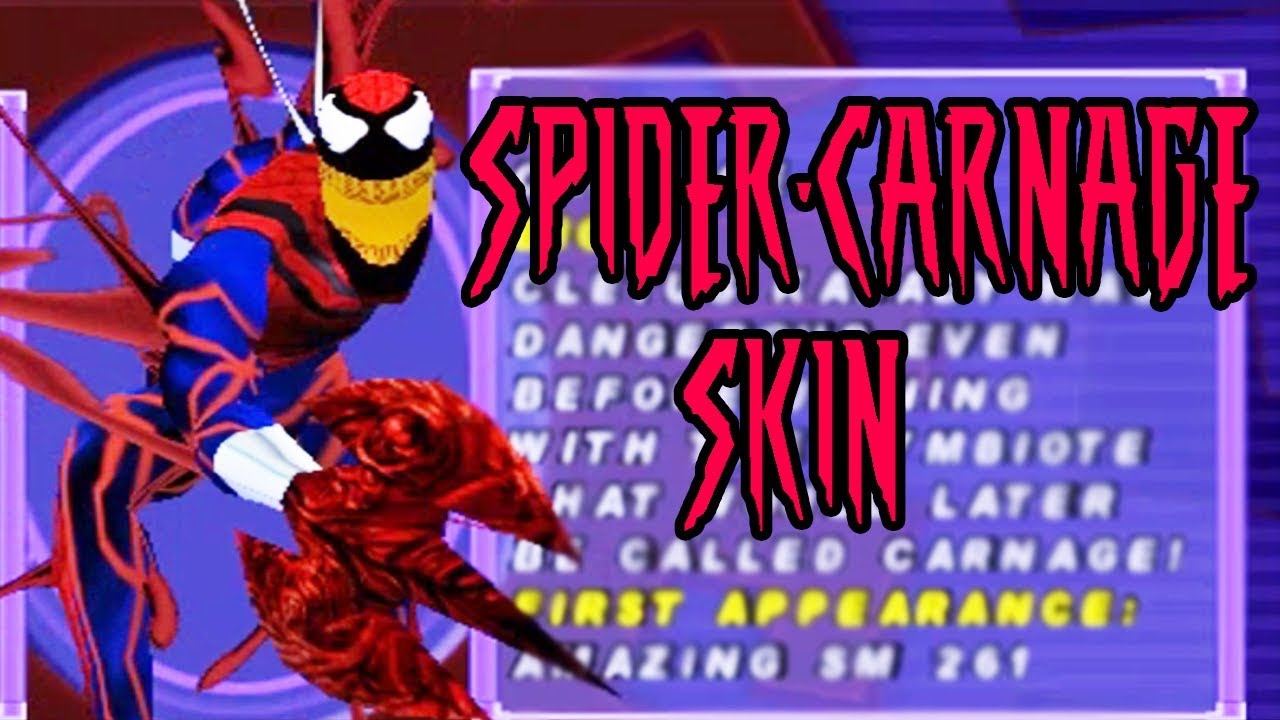 Spider-man 2000 - Spider-carnage [Carnage) skin