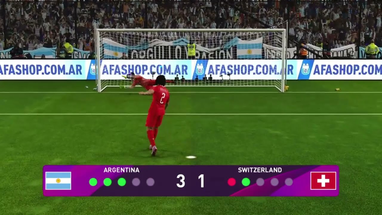 ARGENTINA VS SWITZERLAND FULL PENALTY SHOOTOUT | ARG VS SUI HIGHLIGHTS
