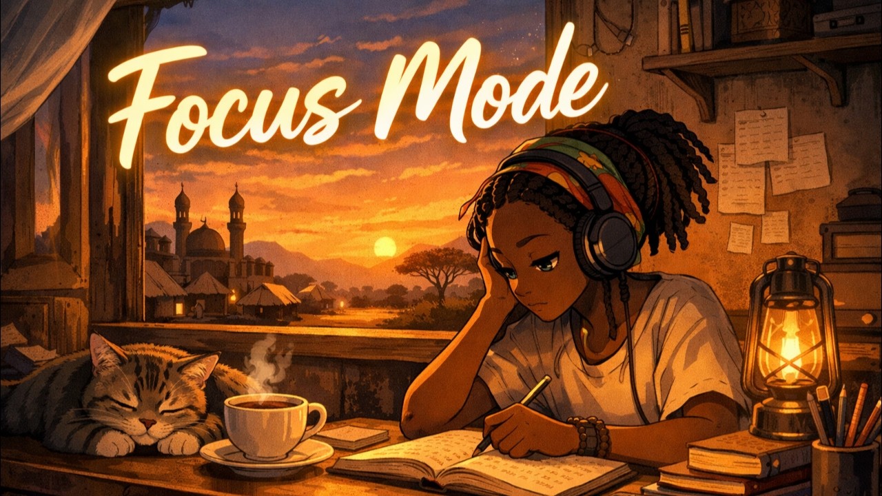 Focus Mode Lofi 1 Hour Deep Work Beats | Study Music Concentration, Productivity & Relaxing Vibes