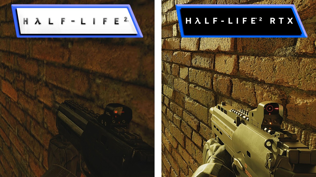 Half-Life 2 vs Half-Life 2 RTX | Graphics Comparison Demo | RTX 5090