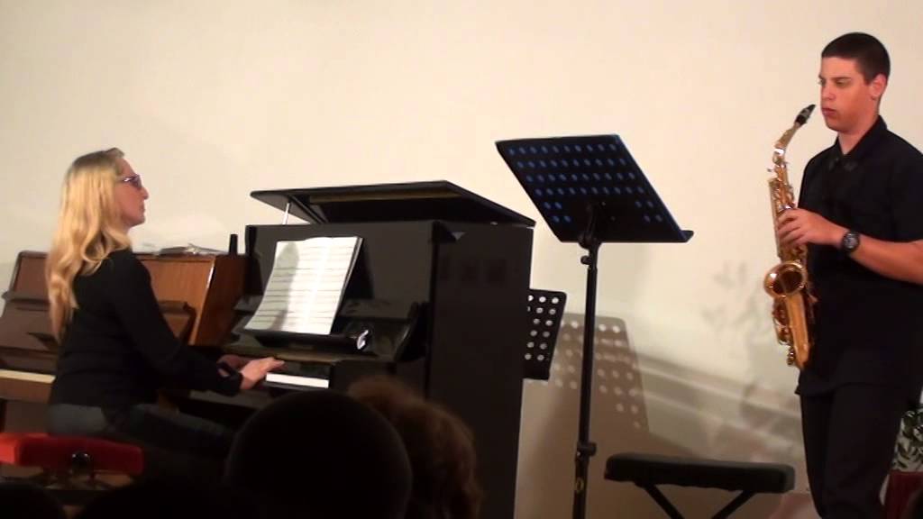 Barak Sadeh Hochstadter & Anna Mostkov -  Telemann Sonate, Saxophone Alto & piano
