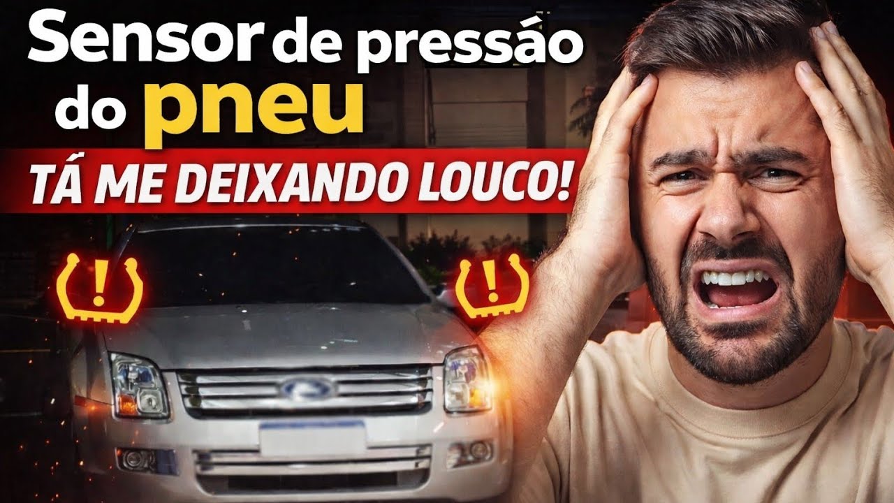 SENSOR DE PRESSÃO DO PNEU (TÁ NA HORA DE TROCAR). 
