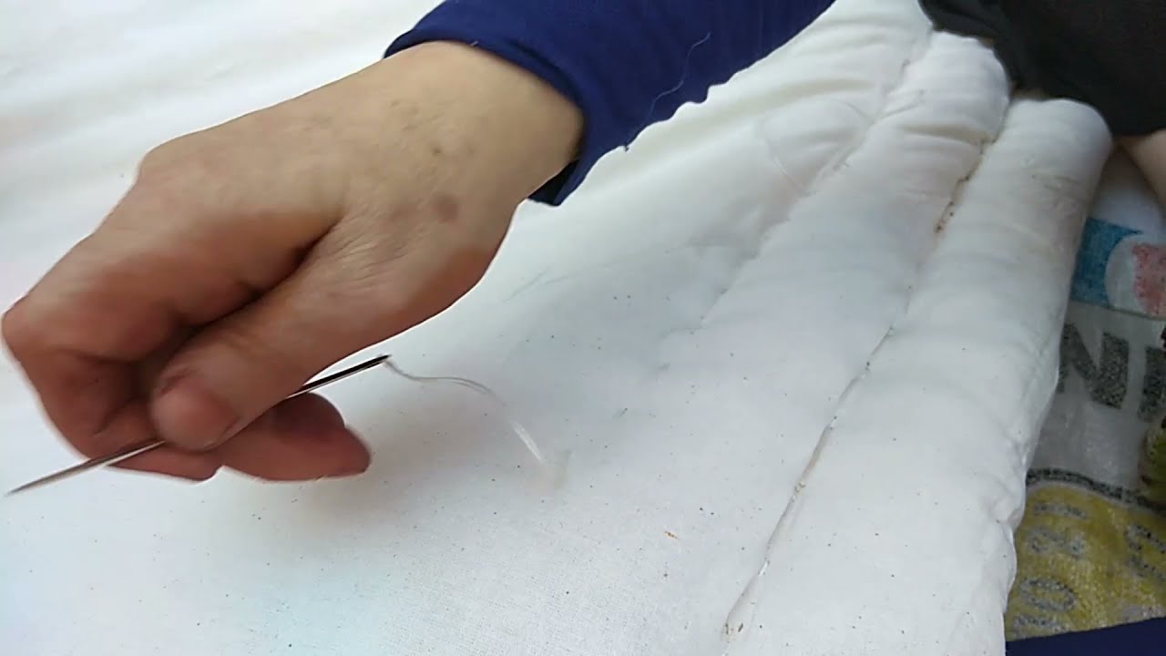 Yün yorgan dikimi baştan sona yapılışı