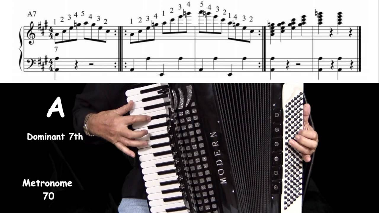 Accordion Lessons  #5,  More Arpeggios, Improve Your Playing, Lee Terry Meisinger