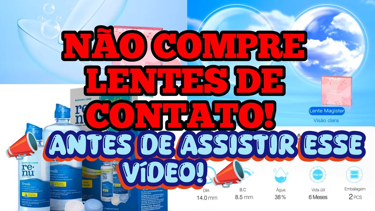 📢 NÃO COMPRE LENTES DE CONTATO! ANTES DE ASSISTIR A ESTE VÍDEO! 📢 UTILIDADE PÚBLICA! 