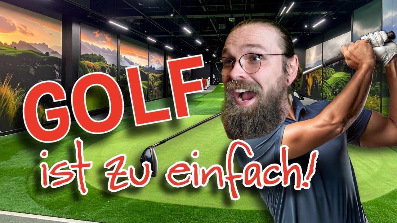 Indoor Golf ist zu einfach!