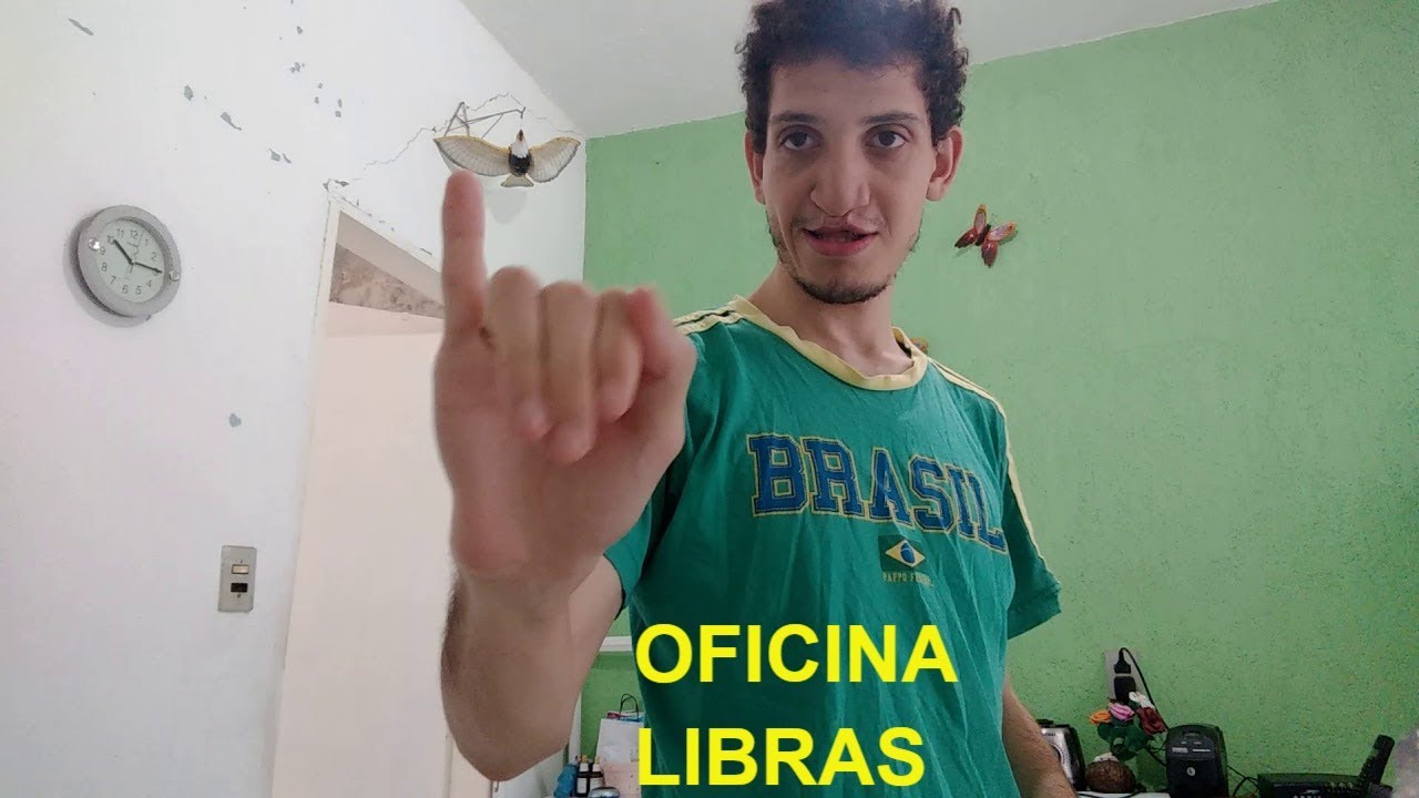 Sinal de OFICINA em LIBRAS
