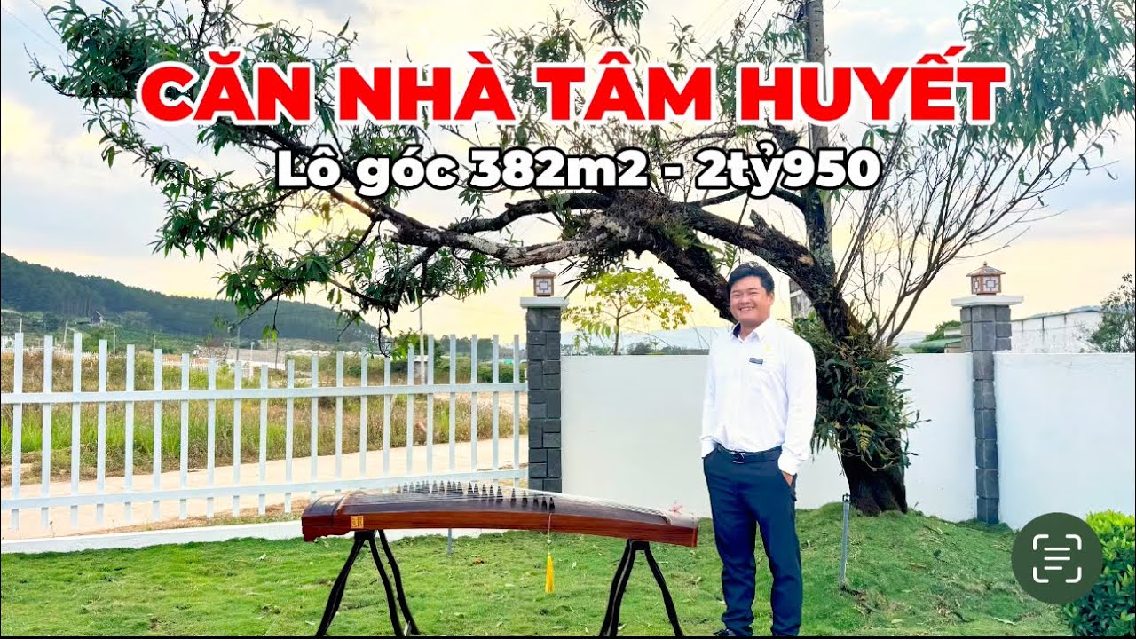 Căn nhà tâm huyết trên lô góc, bao bộc xung quanh là đồi thông, cộng đồng nghỉ dưỡng cao cấp.
