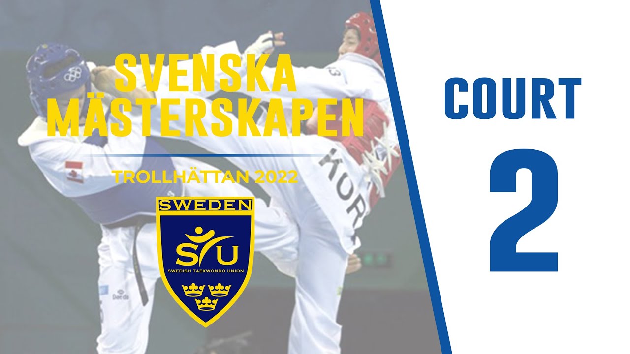 Svenska Mästerskapen Taekwondo - Trollhättan 2022 - Court 2