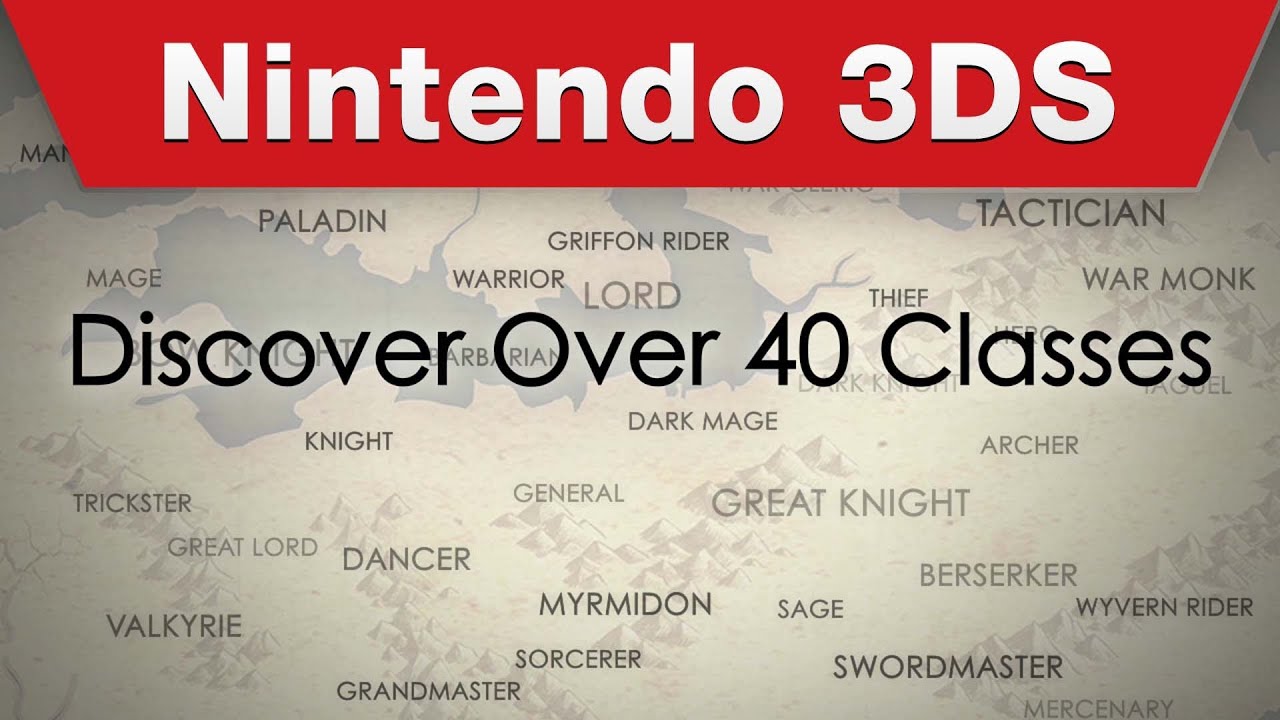 Nintendo 3DS - Fire Emblem Awakening Character Classes Trailer