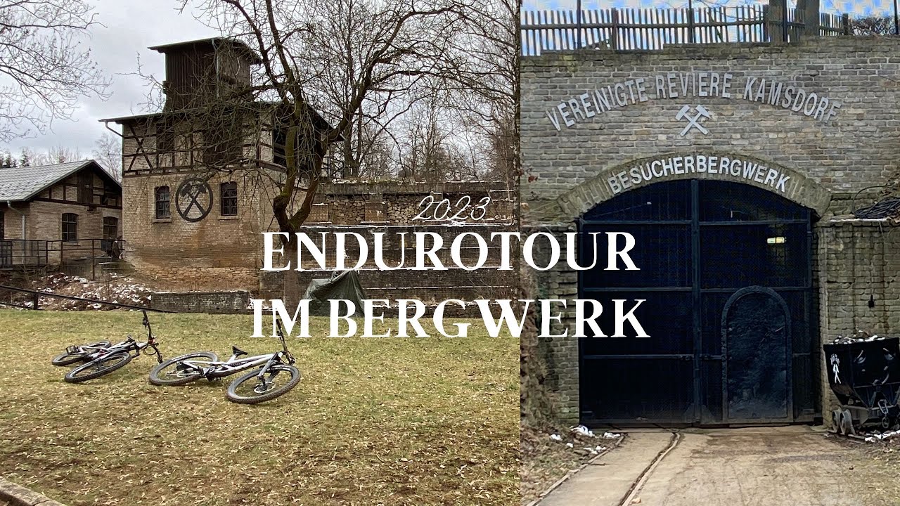 Mountainbiken im Bergwerk Kamsdorf - Enduro Tour 50m unter Tage mit TrailWerk