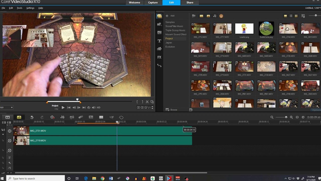 Trim Markers in Corel VideoStudio