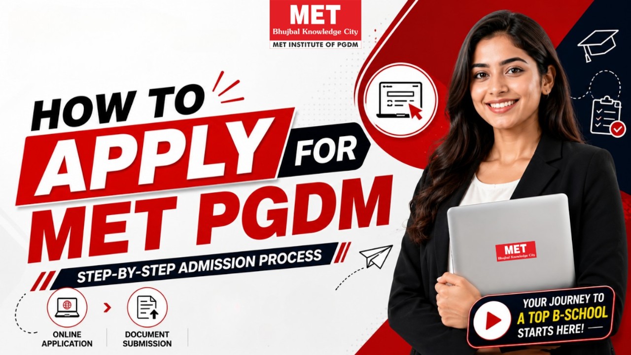 How to Apply for MET PGDM 2026 | Step-by-Step Admission Process Guide 🎓