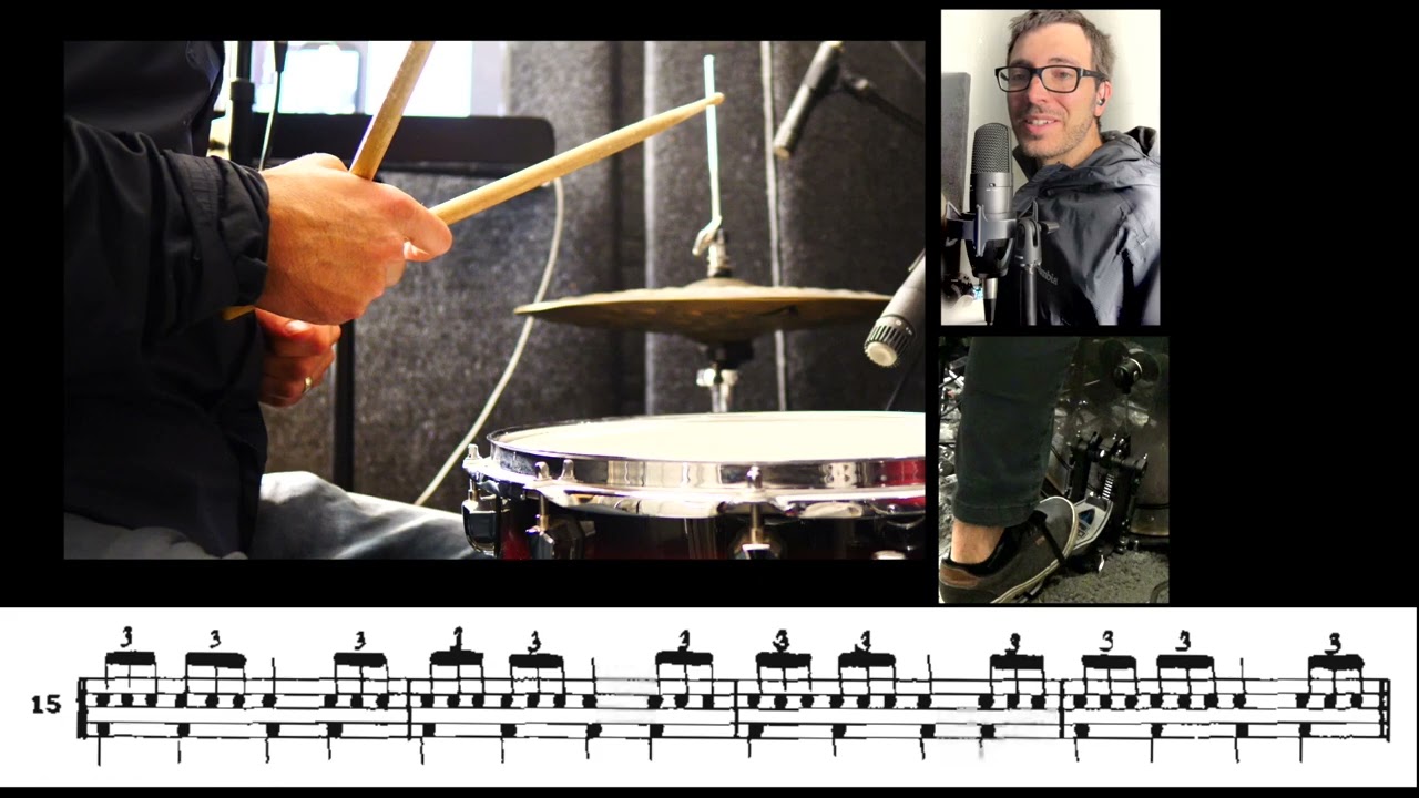 Syncopation Modern Drummer - Lesson 6 | 8th Note Triplets With Quarter Notes |