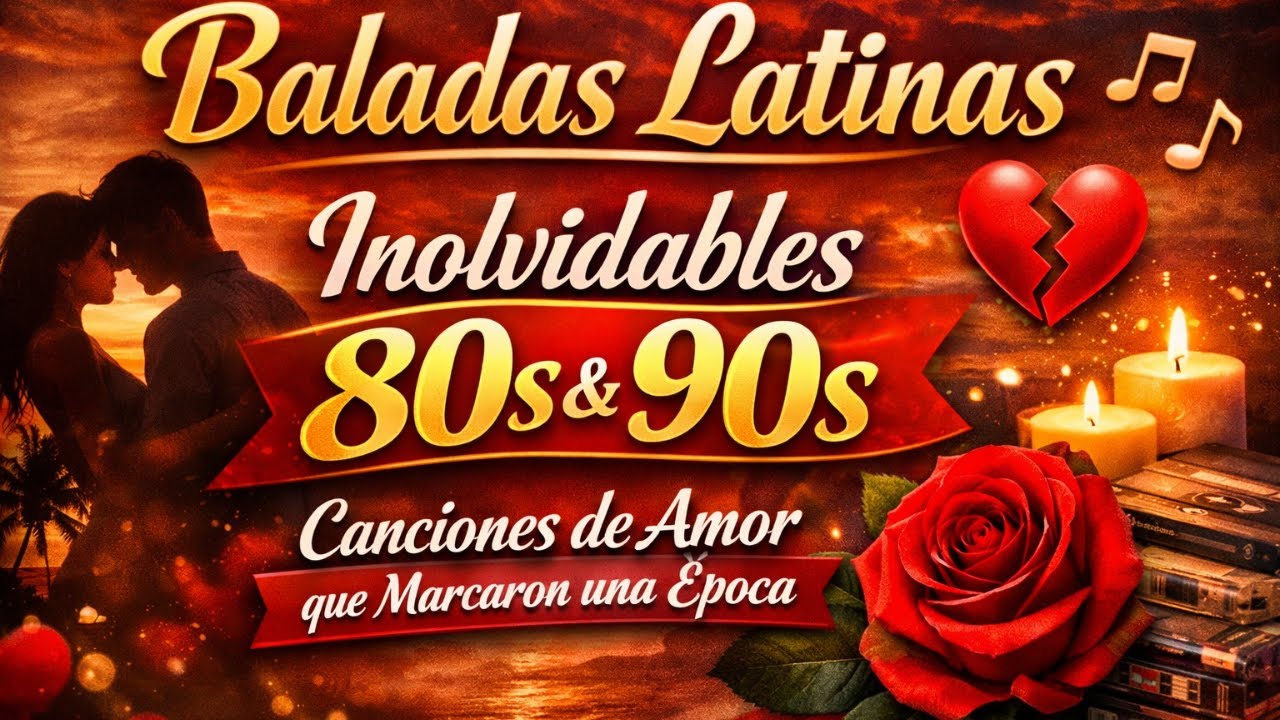 Baladas Latinas Inolvidables 80s & 90s 💔 Canciones de Amor que Marcaron una Época