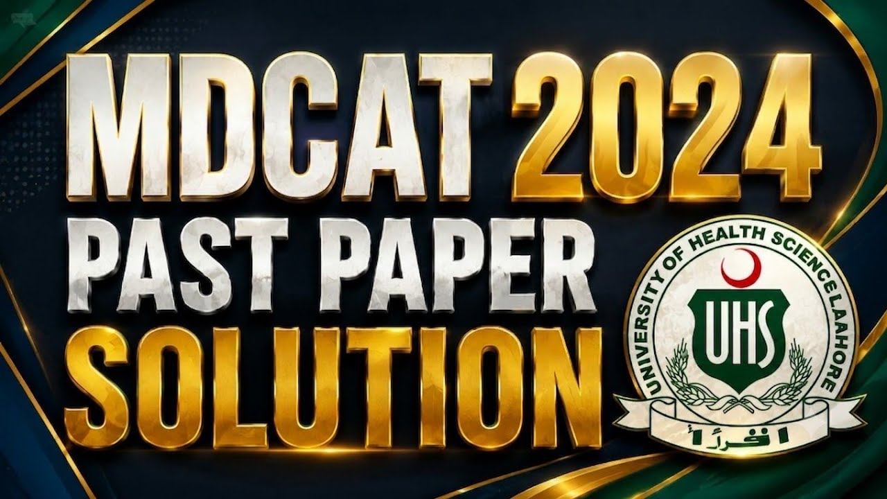 MDCAT Past Paper 2024 | Complete Solutions | Physics