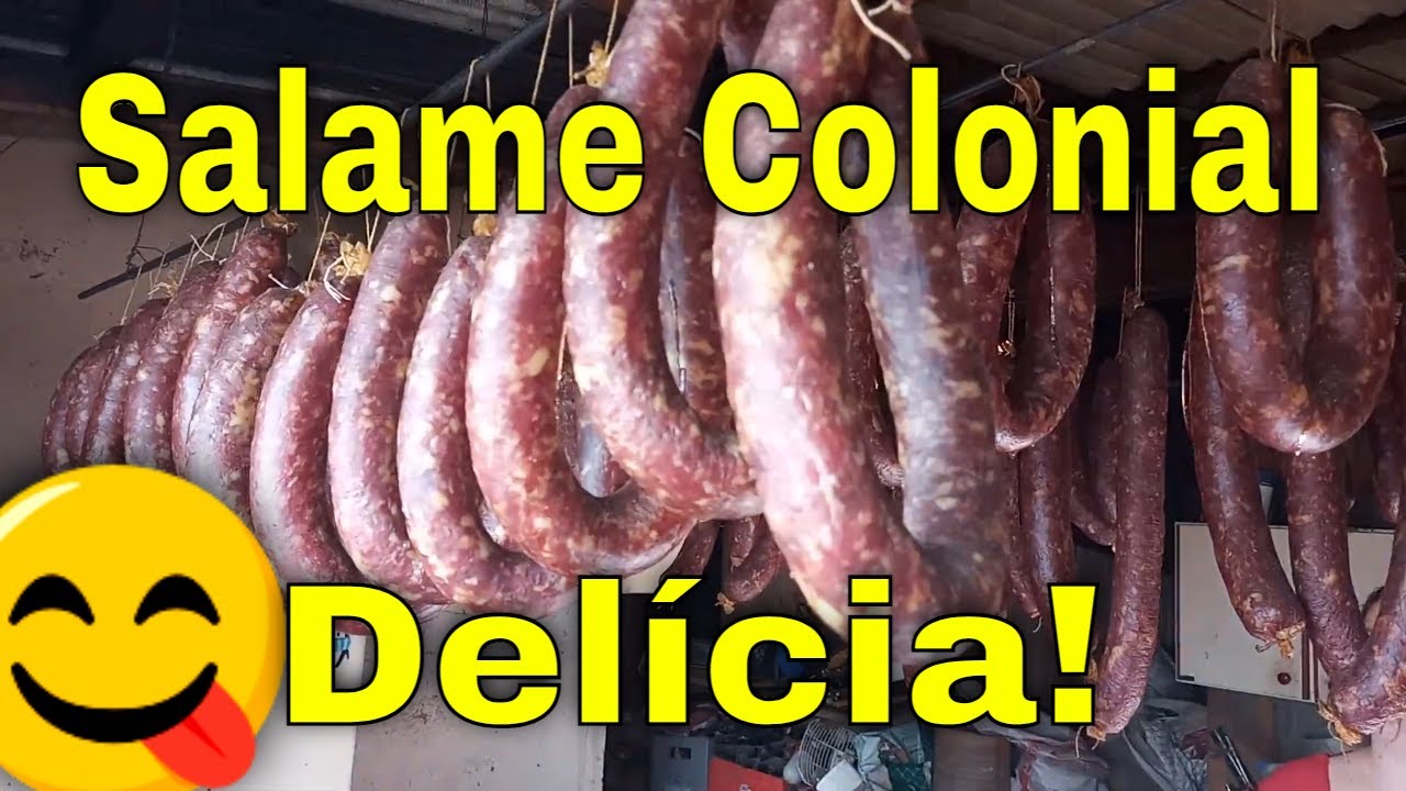 Salame Colonial,Salame Artesanal(salame caseiro),