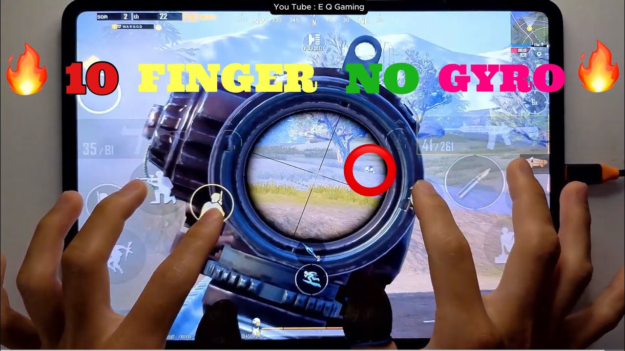 PUBG MOBILE : 🔥10 FINGER NO GYRO 🔥IPAD PRO M4🔥