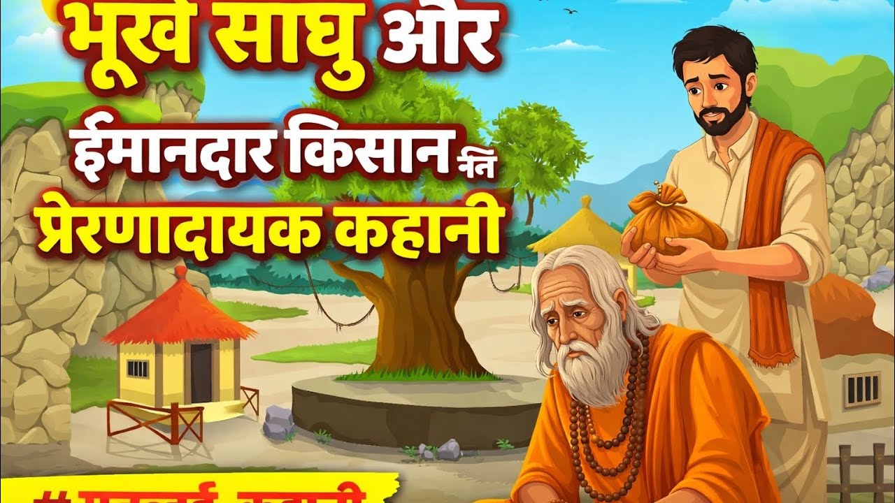 भूखे साधु की परीक्षा | ईमानदार किसान का चमत्कार | दिल छू लेने वाली हिंदी नैतिक कहानी