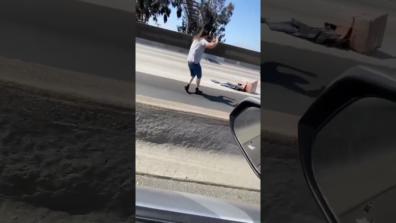 Dude loses pounds on the highway 😂