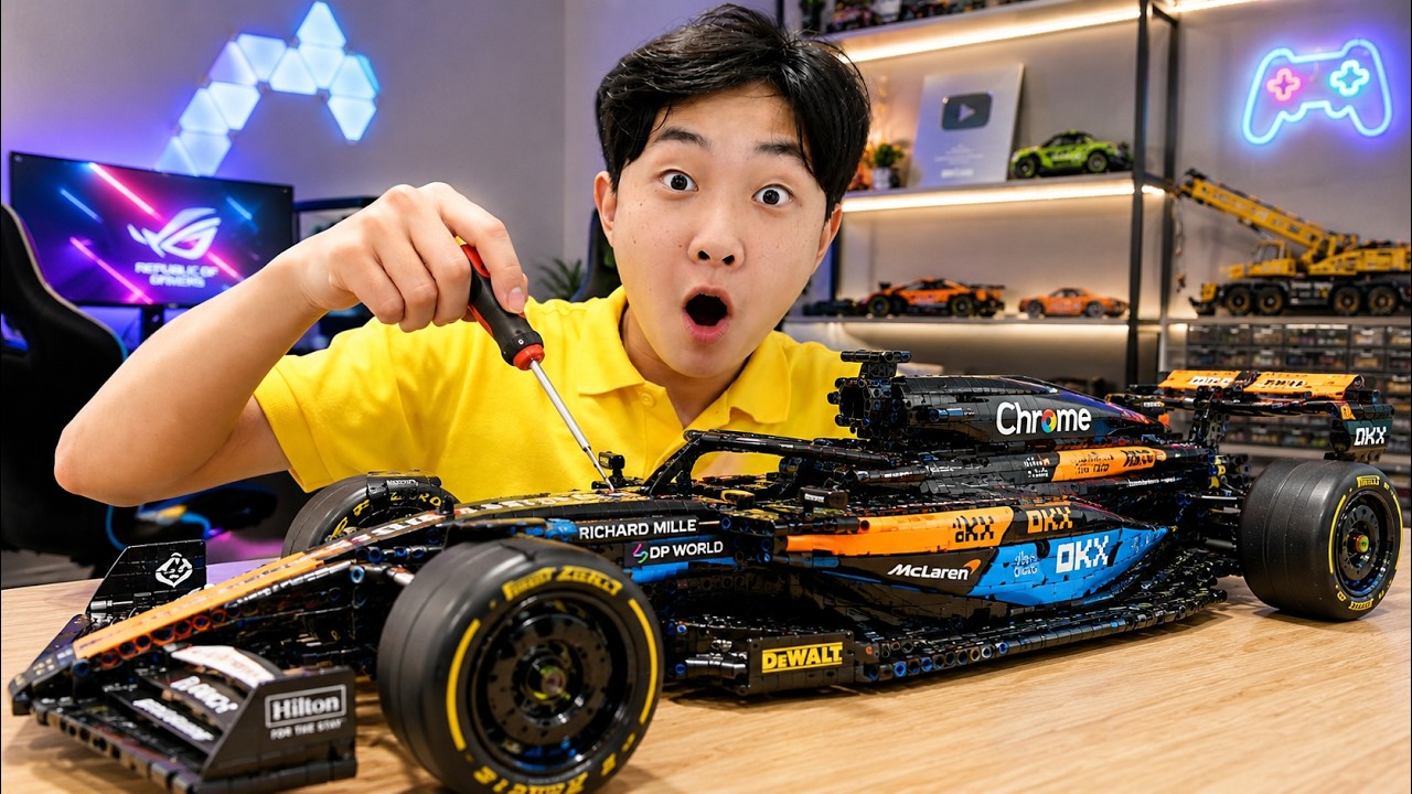 Yejun Build F1 Lego Technic with New Car Toy Assembly & Unboxing