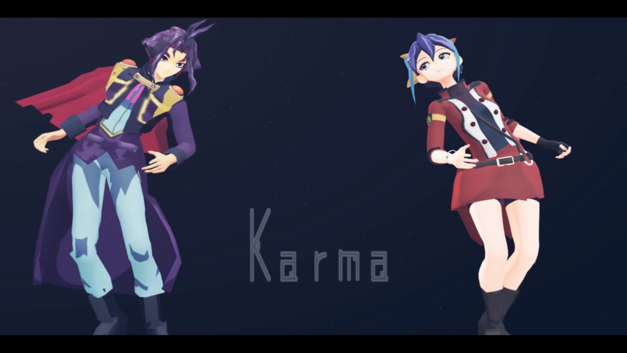 「遊戯王MMD」KARMA/Yuuri/Serena