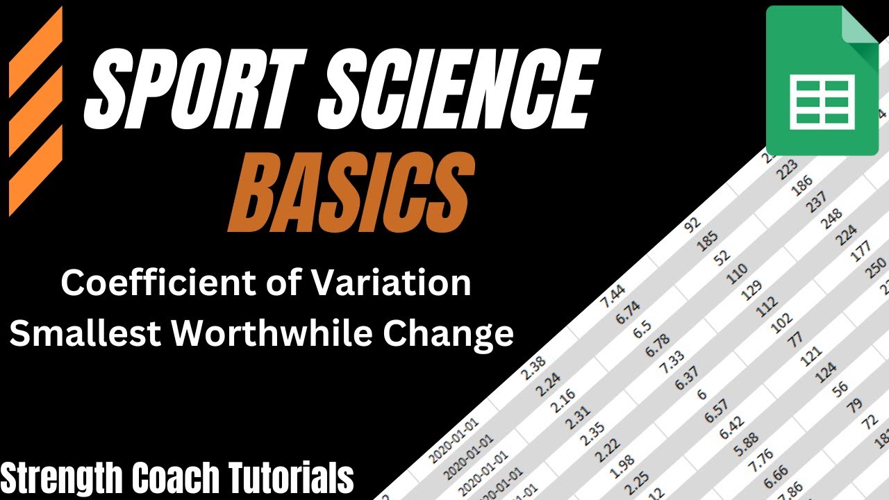 Calculating Coefficient of Variation & Smallest Worthwhile Change