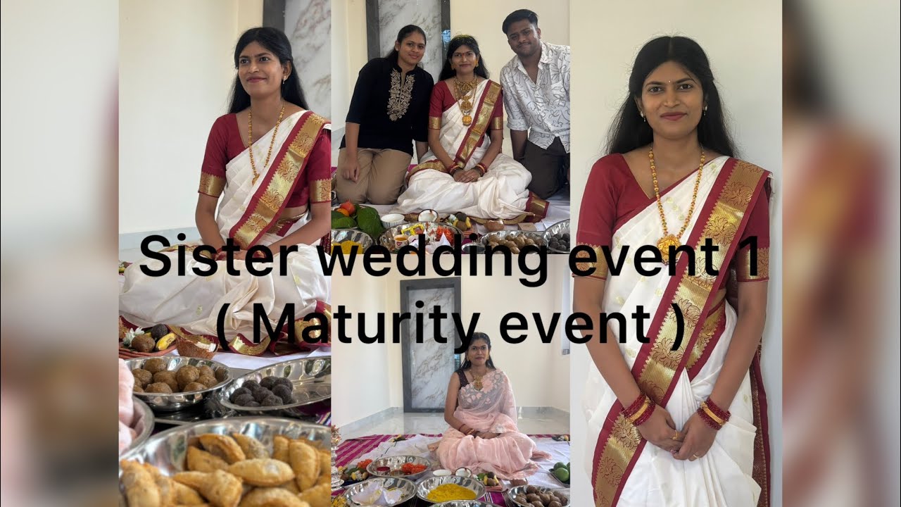 Sister wedding event 1 ( maturity event )
