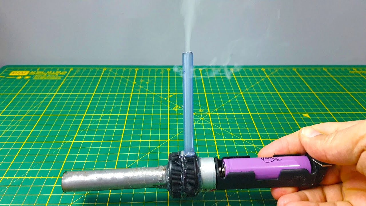 Mini Duman Makinesi - Dc Motor ile duman jeneratörü yapma