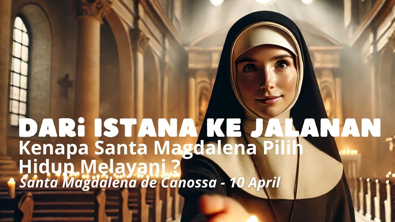 Dari Istana ke Jalanan... kenapa santa magdalena pilih hidup melayani ? #katolikseru #santamagdalena