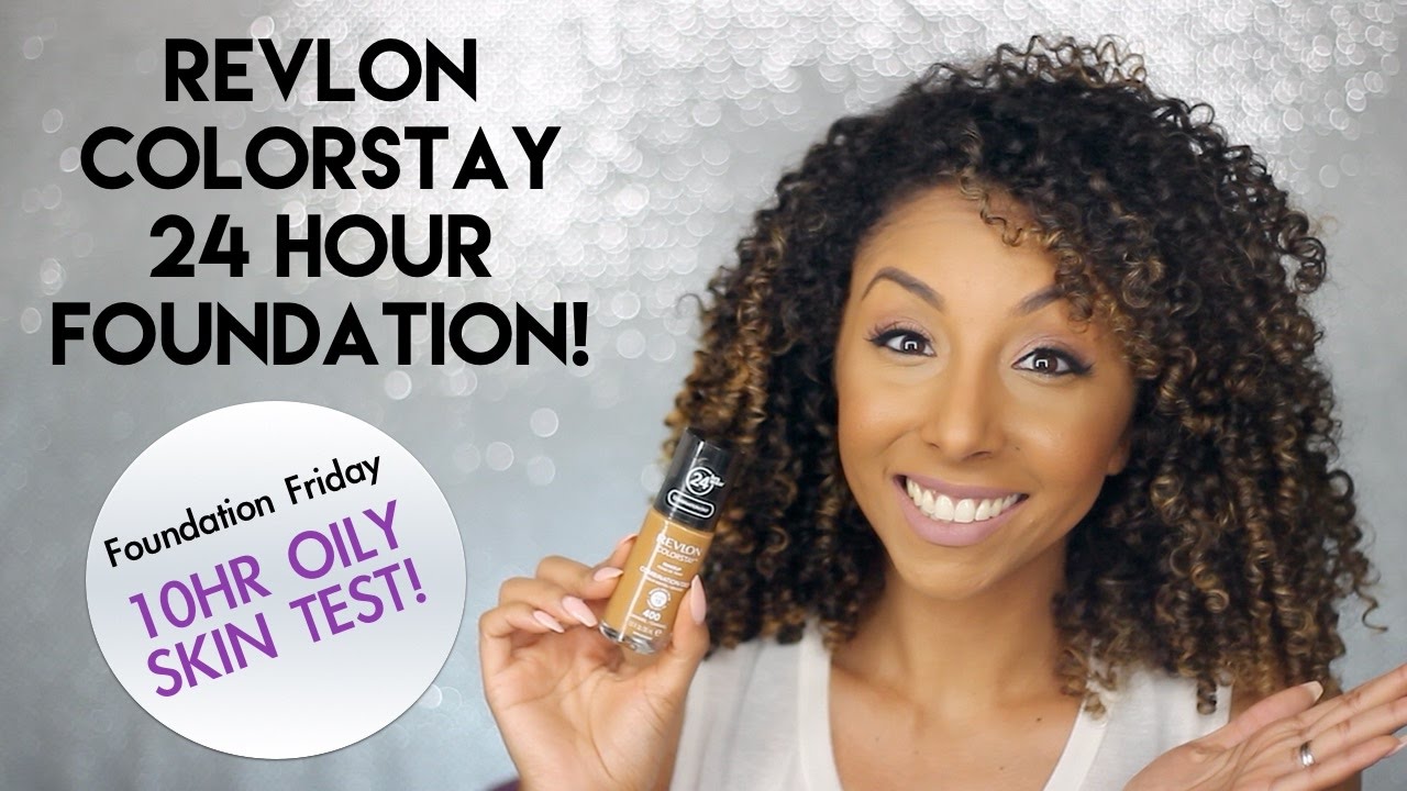 Revlon ColorStay 24 Hour Foundation! Oily Skin Test! | BiancaReneeToday