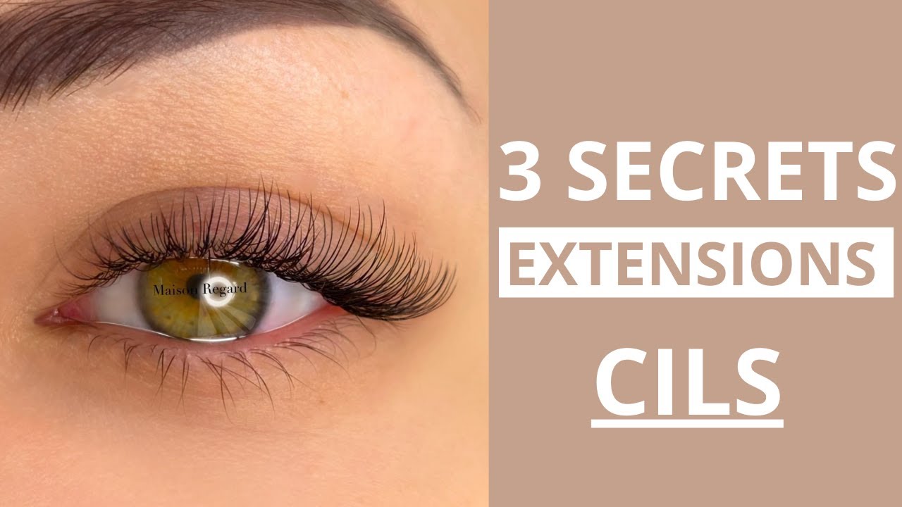 3 SECRETS POUR DES EXTENSIONS DE CILS RÉUSSI