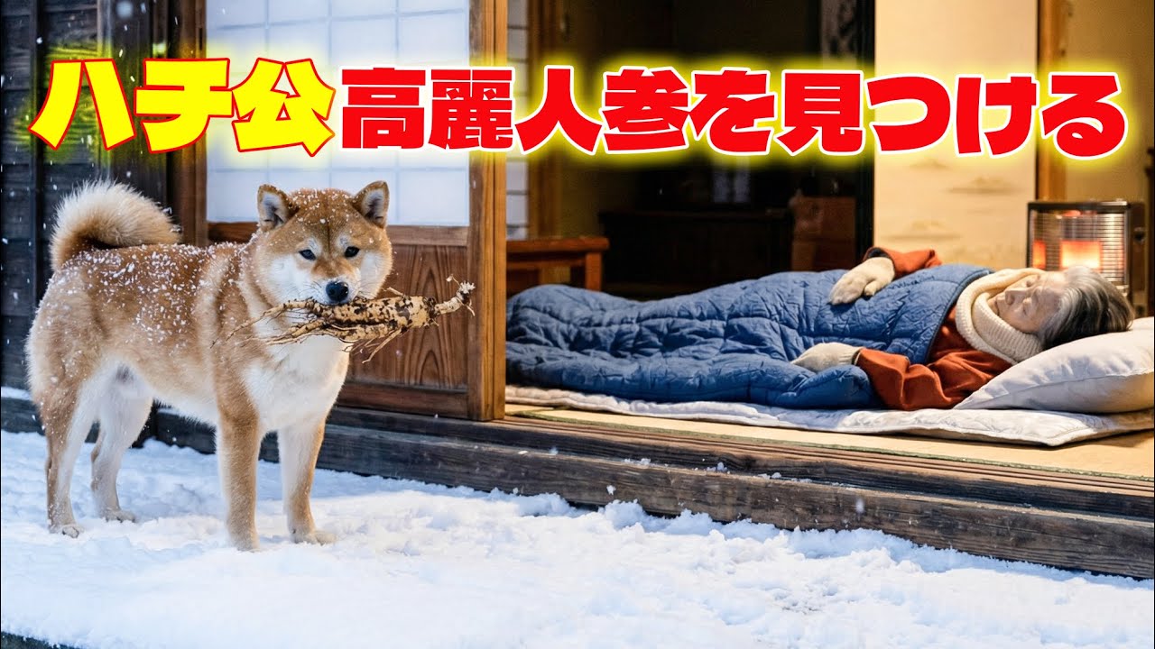 🍂🐕命を繋ぐために…ハチ公が吹雪の中で見つけた“たった一つの希望”