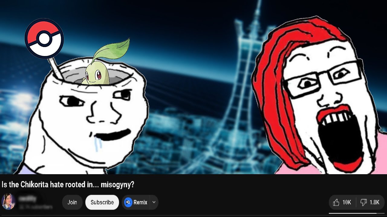 Pokemon fangirl CRASHES OUT over chikorita hate