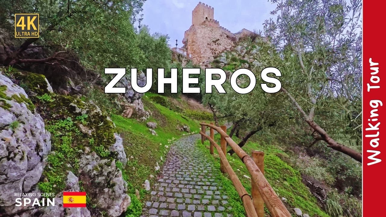 Zuheros, Andalucía 🇪🇸 | Walking Tour en 4K por uno de los pueblos más bonitos de España