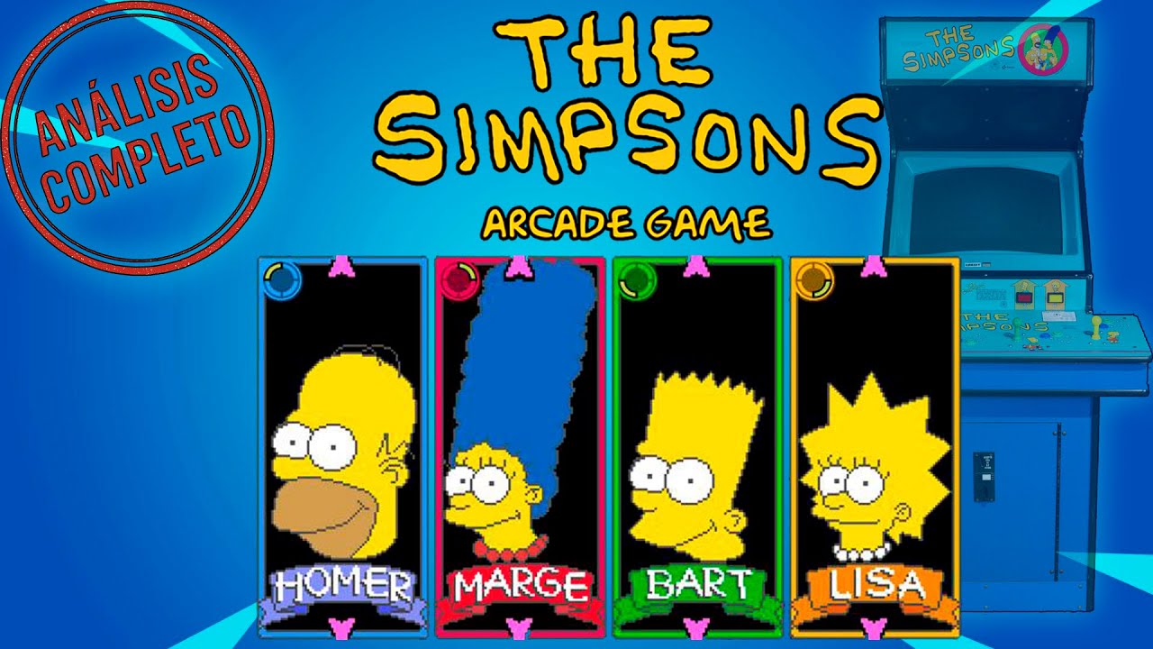 El Arcade de LOS SIMPSON nostalgia pura, un Beat'em Up fuera de serie.