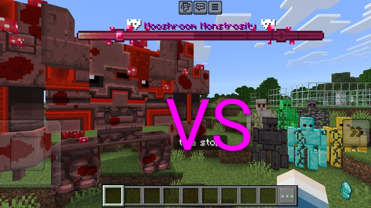 Mooshroom Monstrosity VSすべてのゴーレム　Part1