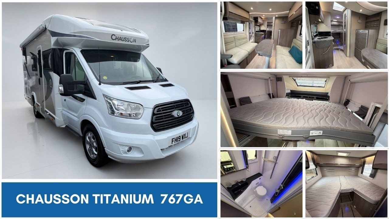 Chausson Titanium 767GA 4 berth motorhome for sale at Yorkshire Caravans & Motorhomes