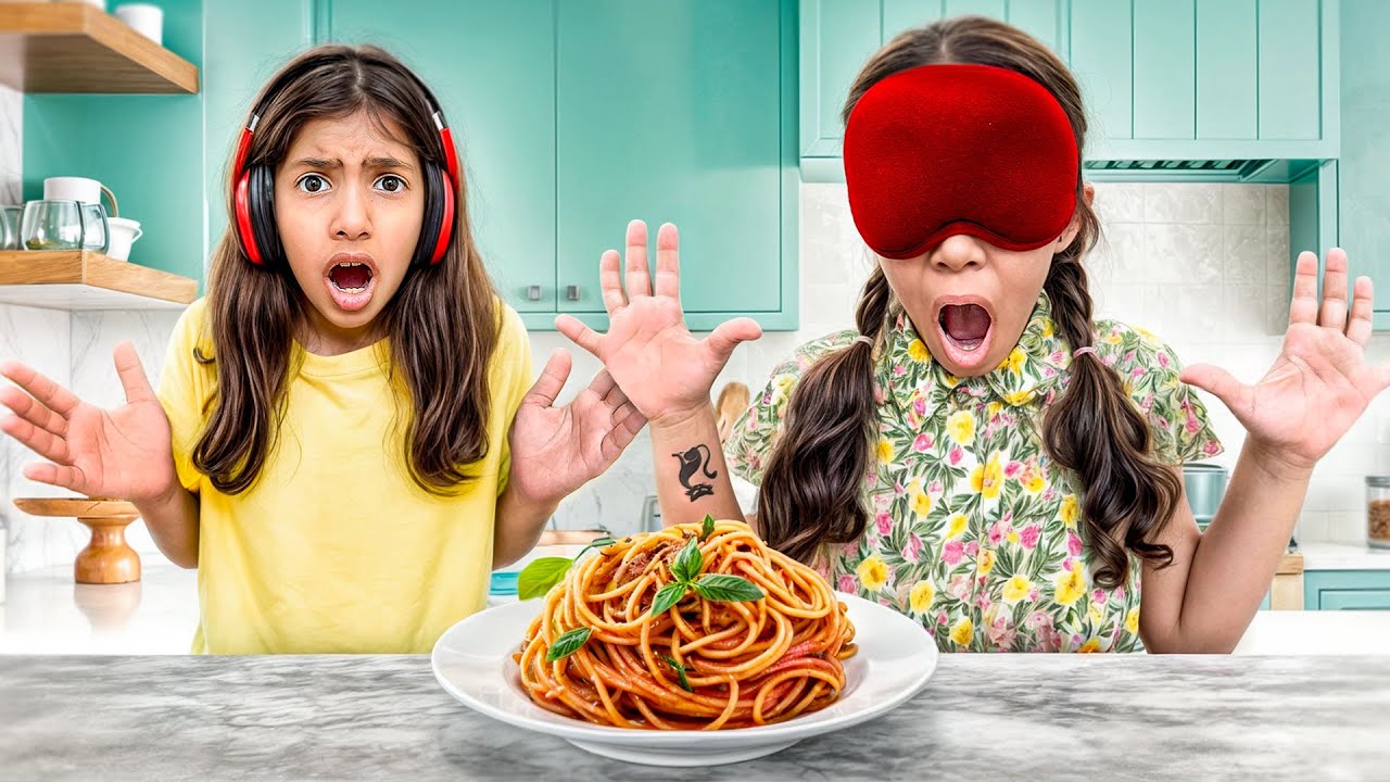 لا ارى لا اسمع لا اتكلم و يطبخون !! رورو عصبت 🤣