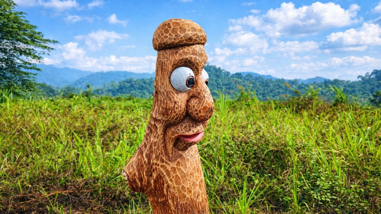 I Found a Funny Face Inside This Piece of Wood