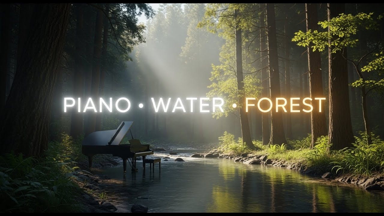 Piano. Waterfall. Peace. #relaxing #peaceful #yoga
