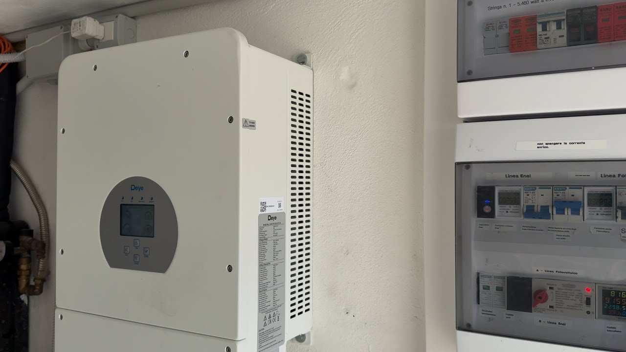 Il mio Deye 8 Kw e le mie impostazioni
