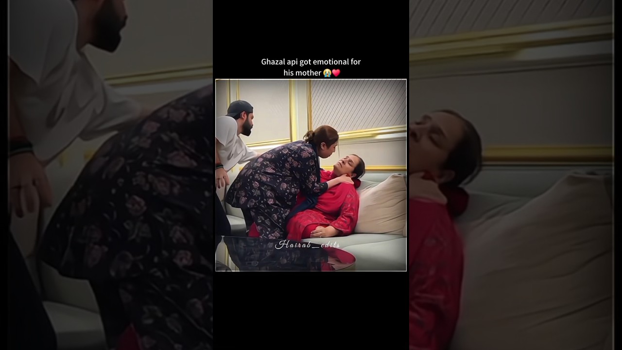 emotional prank on ghazal api 🥹&hearts;️ #rajab #rajabfamily ##shortsfeed #viral