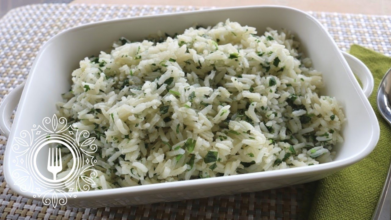 Arroz Blanco al Cilantro y Limon