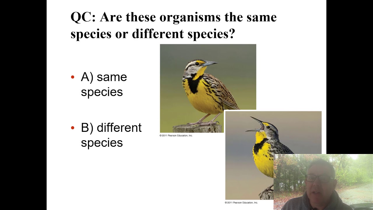 BIO 101 Lecture 16 - Origin of Species
