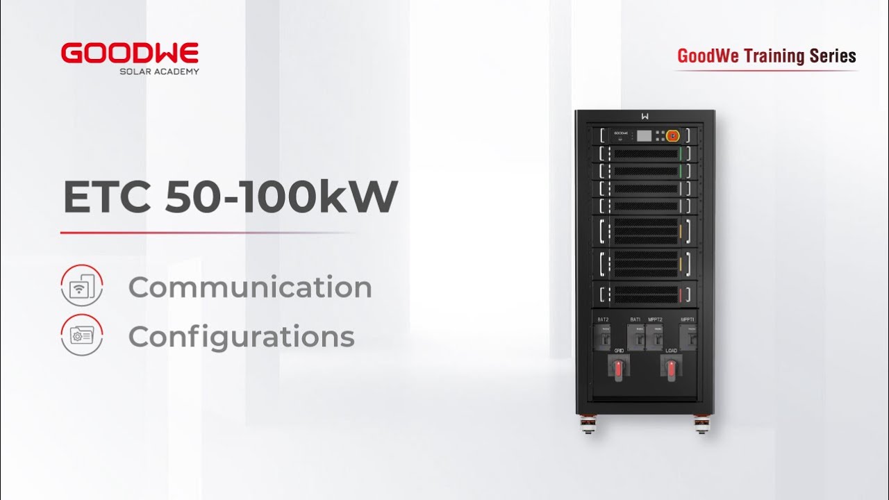 GoodWe Three-phase Storage Inverter ETC 50-100kW connection and commissioning via SolarGo