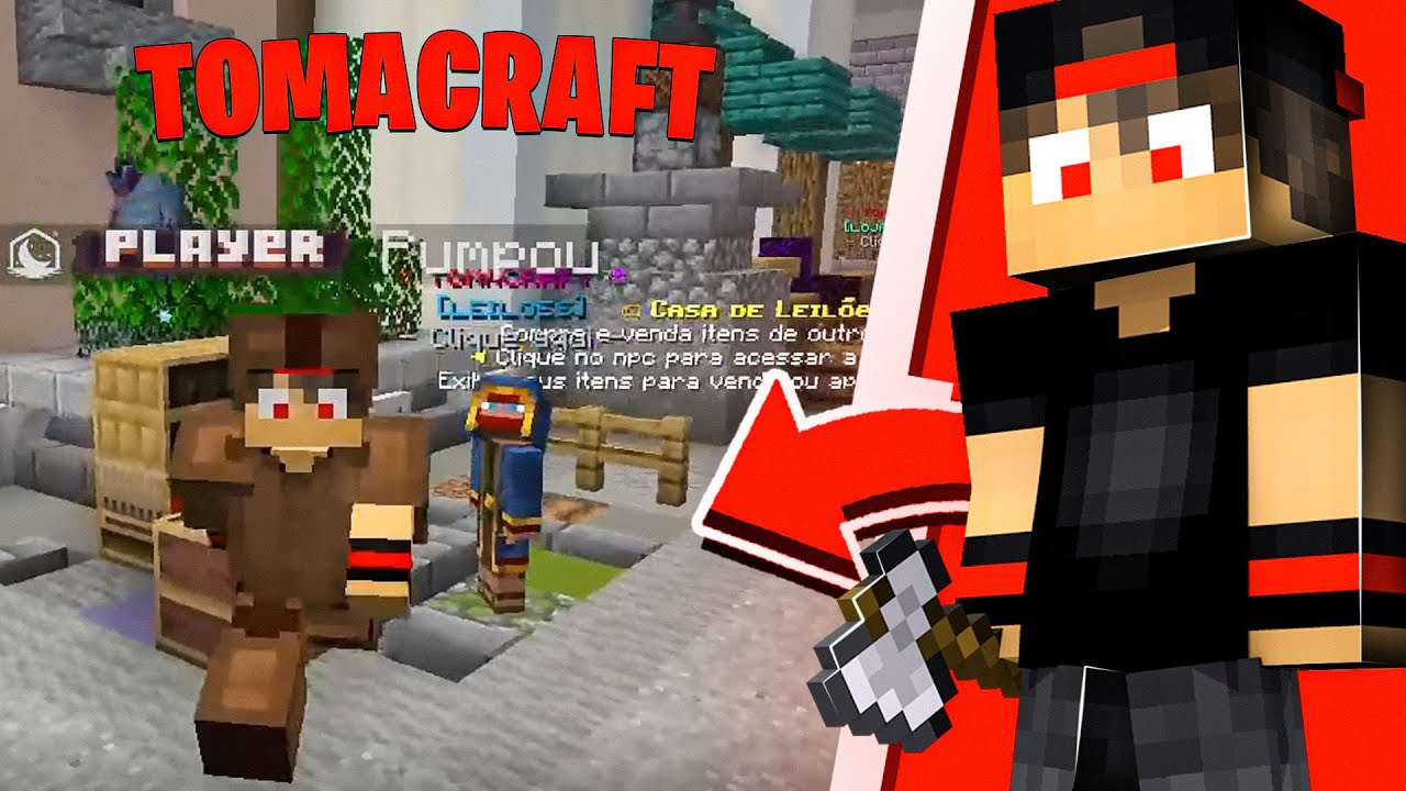 ESSE É O MELHOR SERVIDOR DE MINECRAFT 1.21.8! TomaCraft