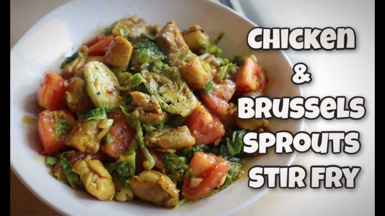Chicken & Brussels Sprouts Stir-Fry